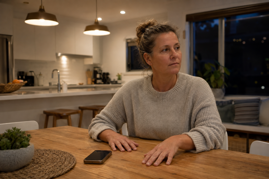 Woman worried about someone she loves who is struggling with addiction